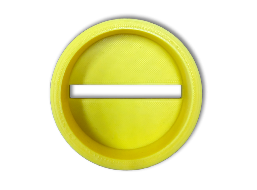 Reading Line Guide Base - 64mm - Yellow | Magnabrite.com